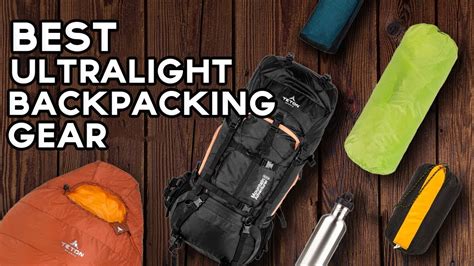 Though you may be tempted to buy a smaller liter pack, you may want to err on the side of having a little more space should you need to carry a bear canister in the future. . Super ultralight backpacking gear list